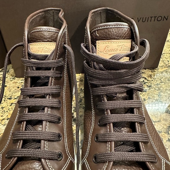 Louis Vuitton high top sneaker boots EUC 38 - Picture 8 of 9